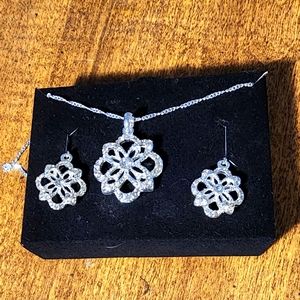 Necklace and earrings